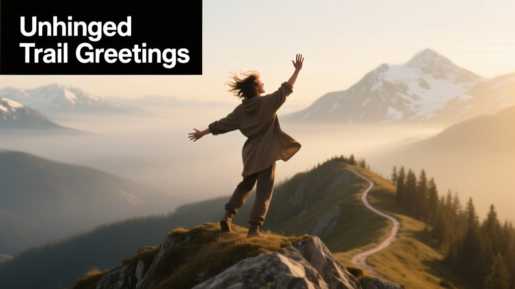 Unhinged Trail Greetings: The Wild, Unfiltered Language of Long-Distance Hikers