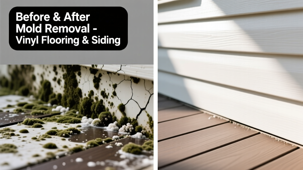 How to Remove Mold from Vinyl Flooring and Siding