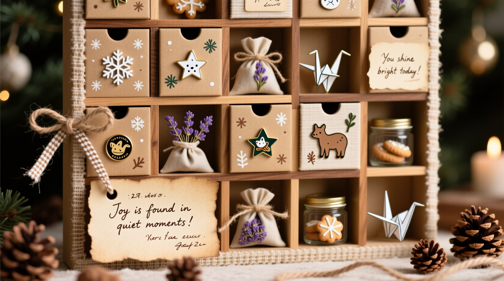 How To Make A Personalized Advent Calendar With Handmade Notes And Tiny — free download
