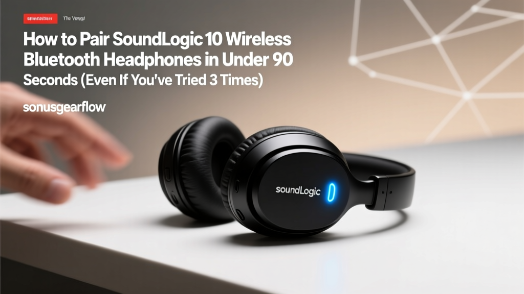 SoundLogic 10 Pairing Guide: Fix Bluetooth Issues (2026)