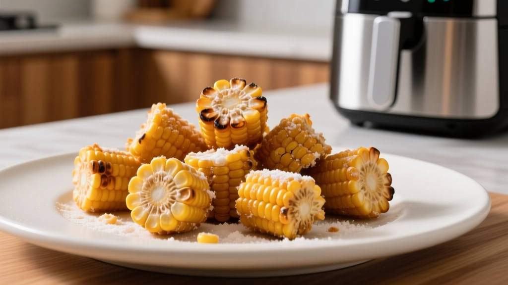 Crispy Air Fryer Corn with Cornstarch (No Soggy Kernels!)