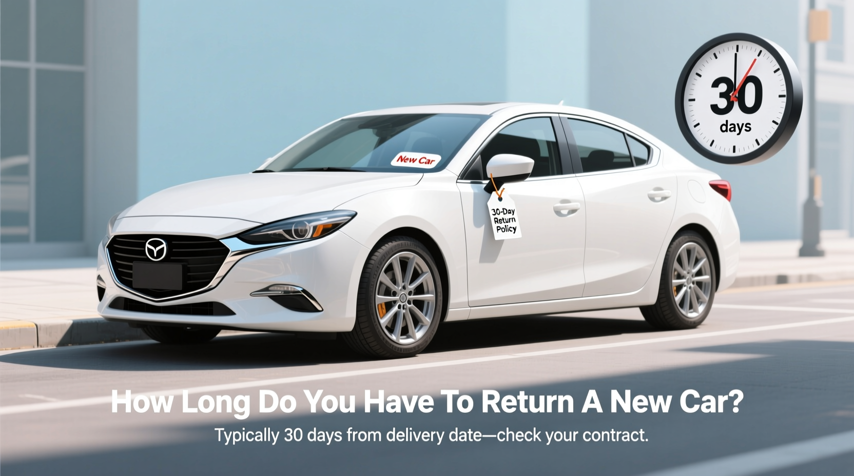 how long do you have to return a new car