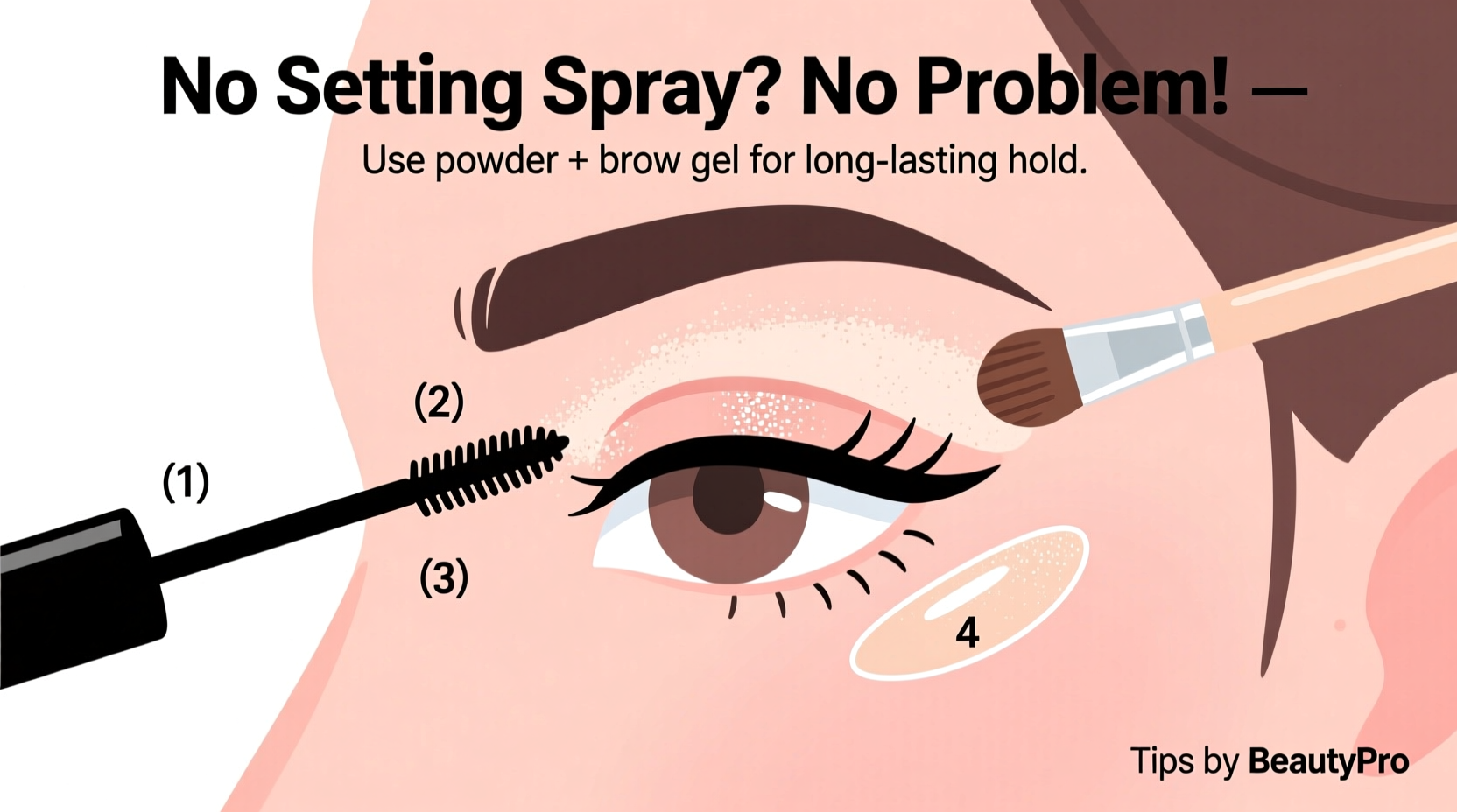 how to prevent mascara from smudging without setting sprays