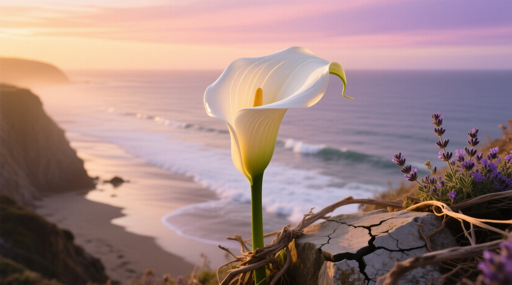 coastal glow calla lily