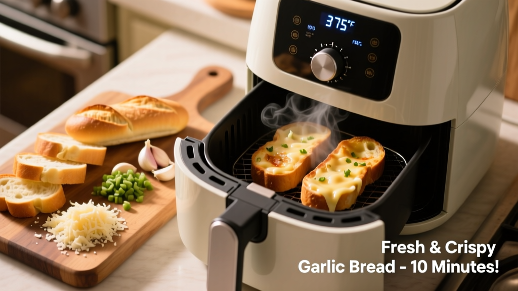 How to Cook Frozen Garlic Bread in Air Fryer Oven