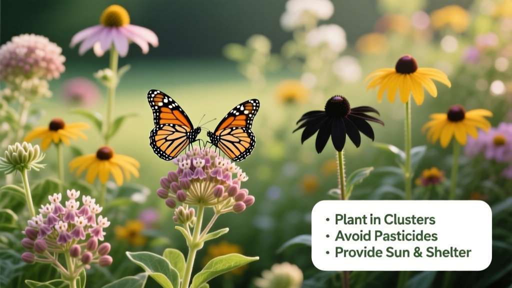 Butterfly Garden Tips for Year-Round Blooms & Native Host Plants