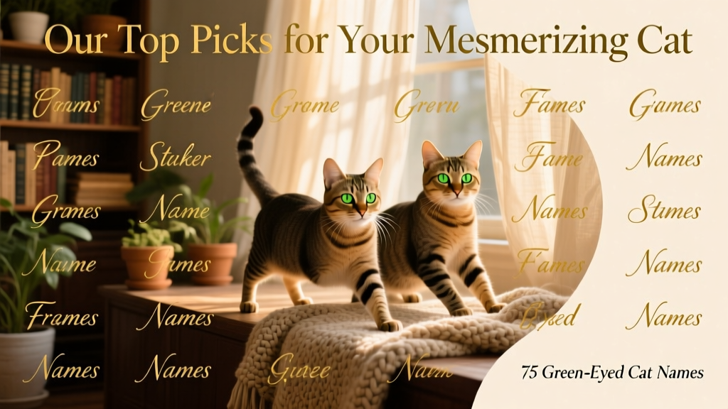 75 Green-Eyed Cat Names: Our Top Picks for Your Mesmerizing Cat