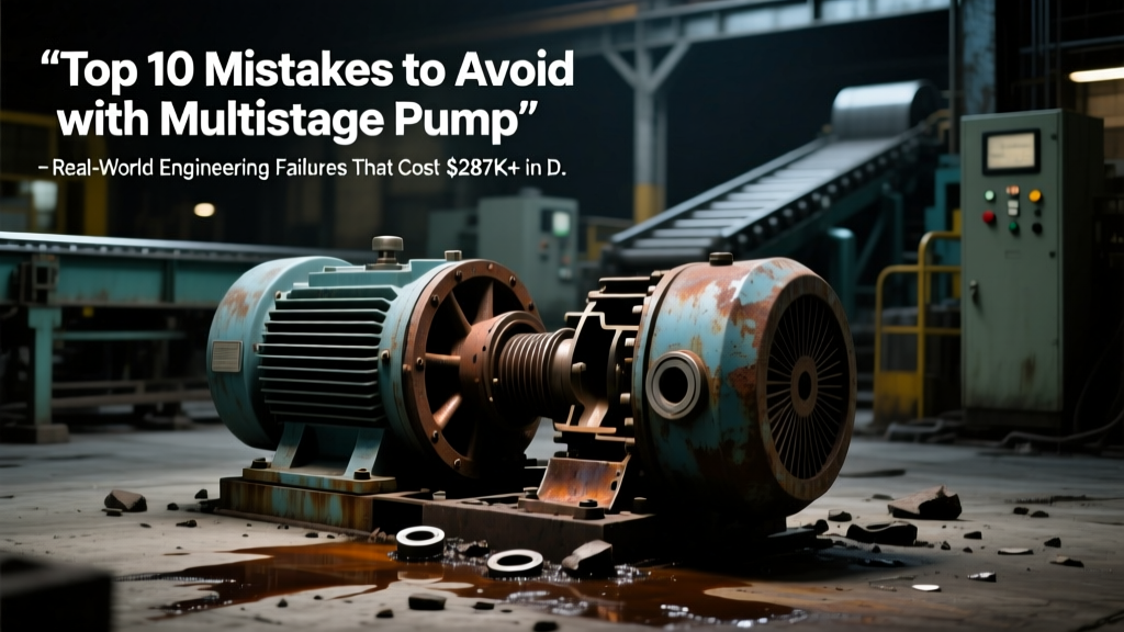 10 Multistage Pump Mistakes Costing $287K+ in Downtime