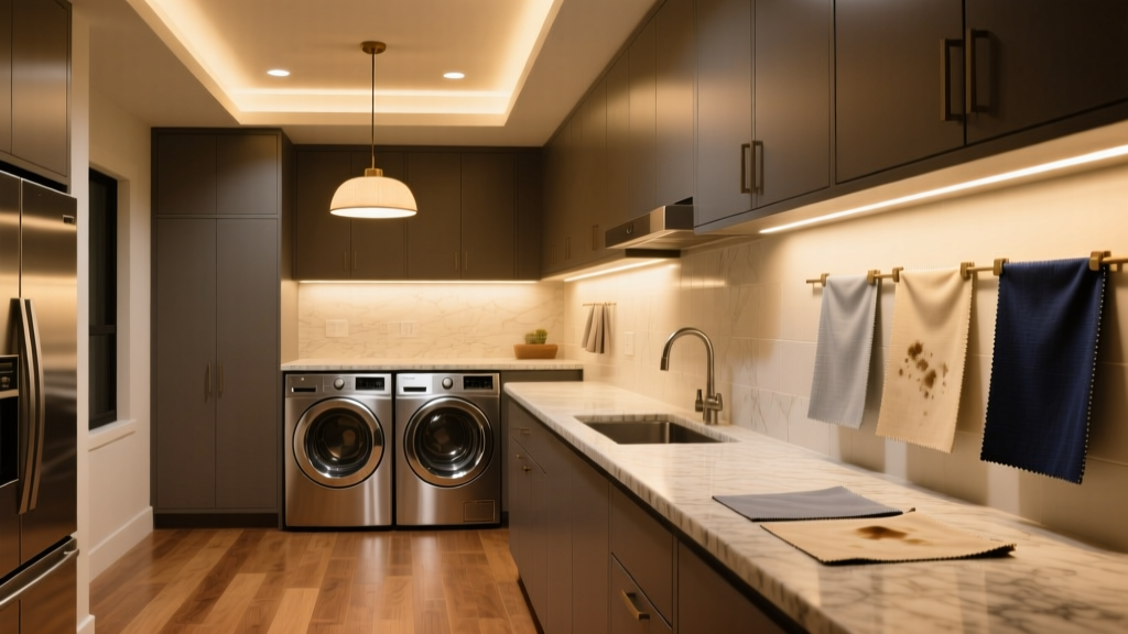Laundry Room Lighting: Why 4000K Reveals Stains Best