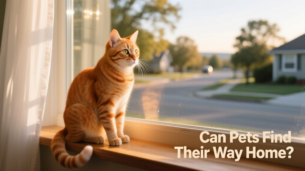 A ginger cat sitting alertly on a sunlit windowsill, gazing intently into the distance