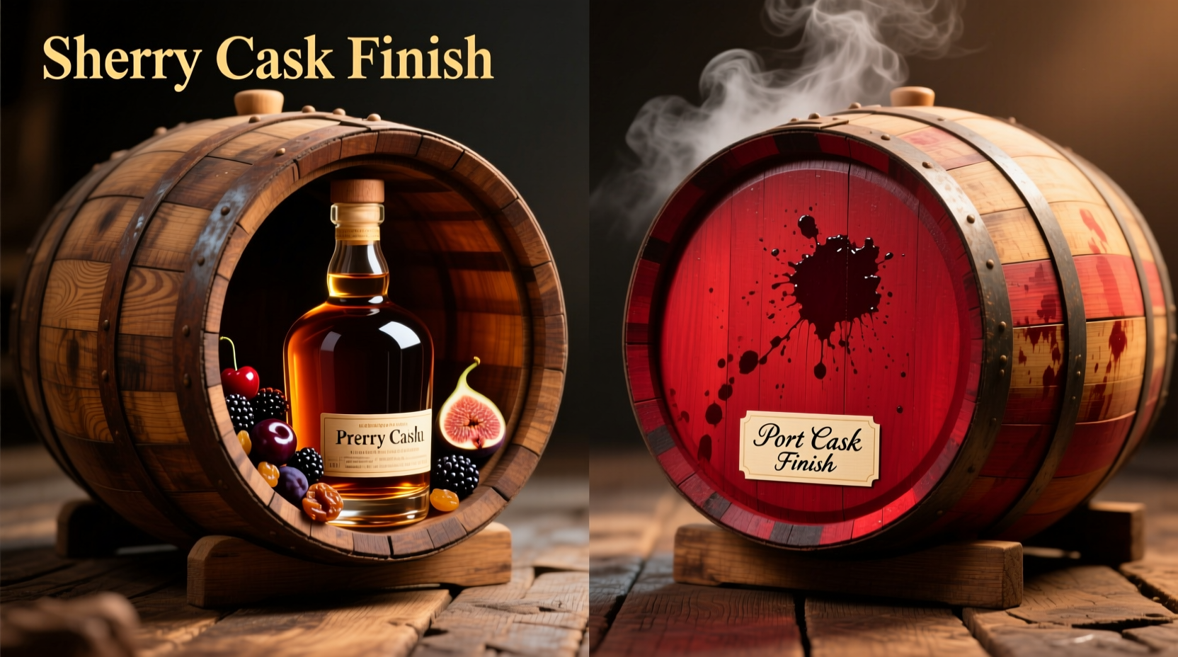 Cask Sherry Cask Finish Vs Port Cask Finish In Scotch Which Delivers Richer ...