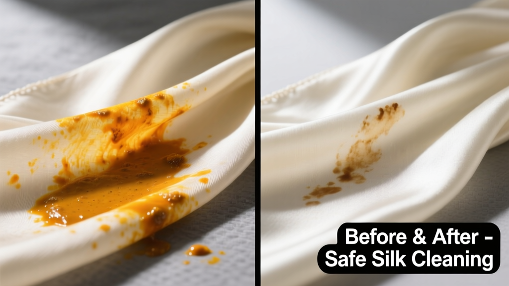 How to Remove Curry Stains from Silk Safely
