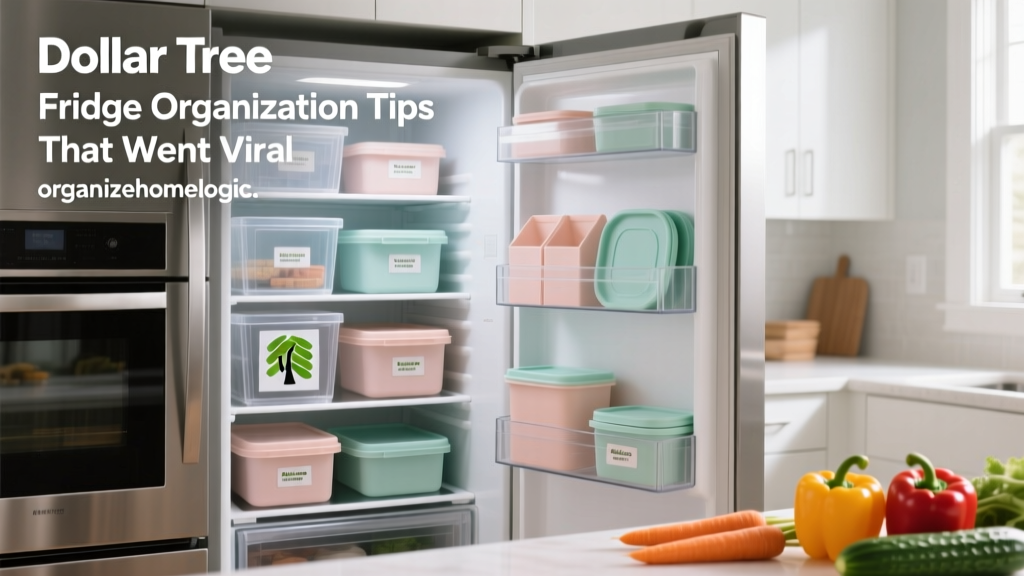 Dollar Tree Fridge Organization Tips That Went Viral