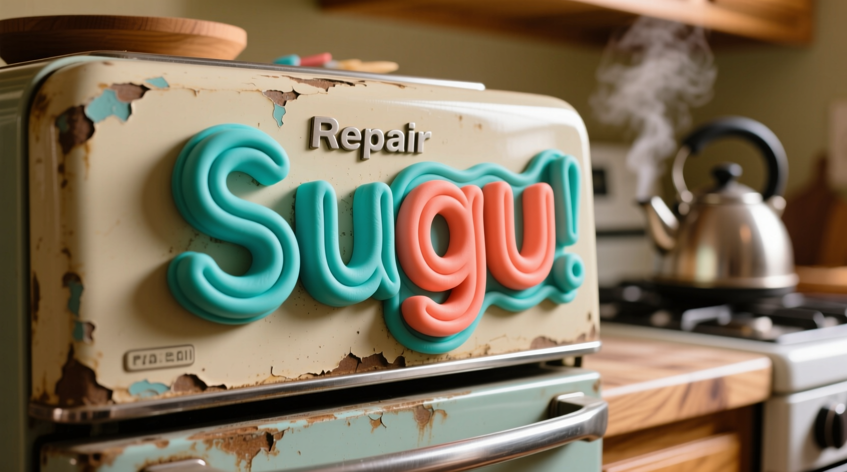 replace worn off appliance lettering with sugru