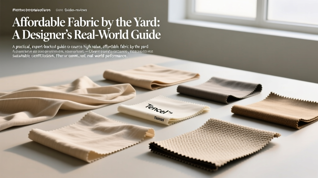 Affordable Fabric by the Yard: A Designer’s Real-World Guide