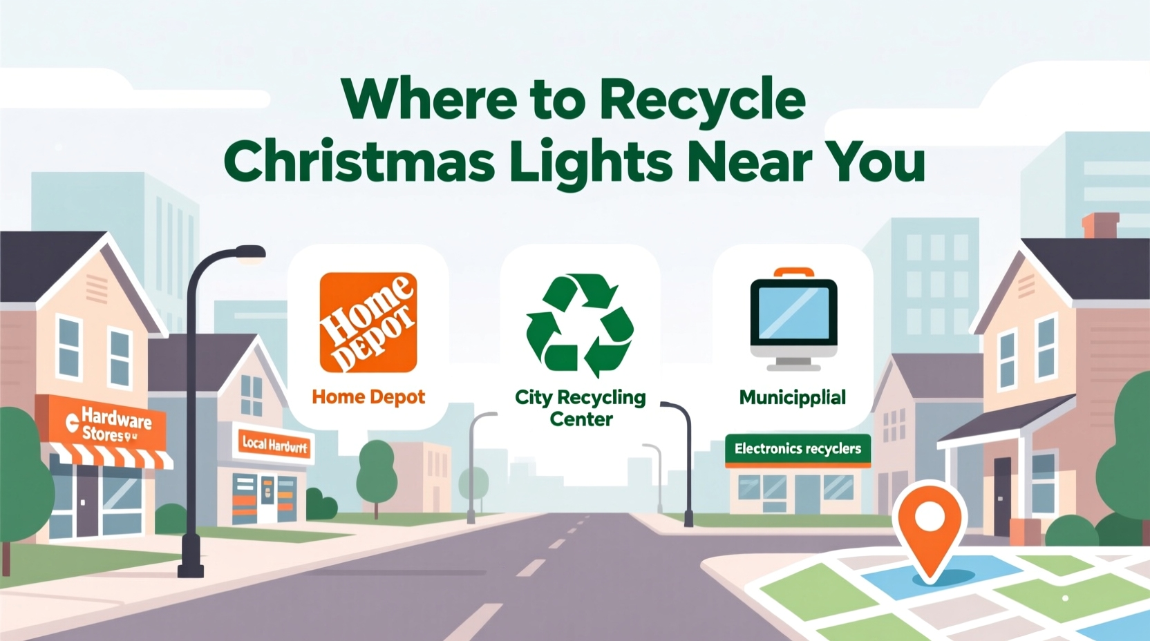 where can i recycle christmas lights