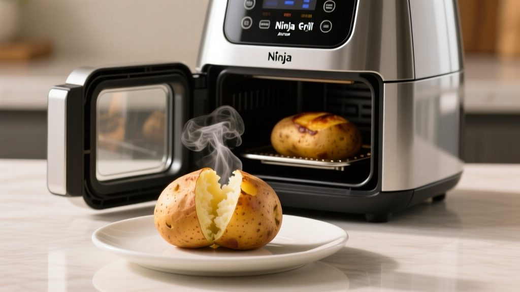 Perfect Baked Potatoes in a Ninja Grill Air Fryer
