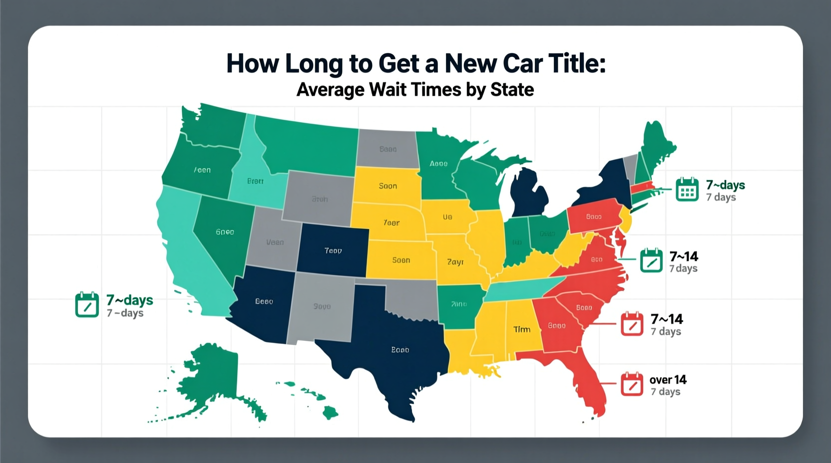 how long does it take to get new car title