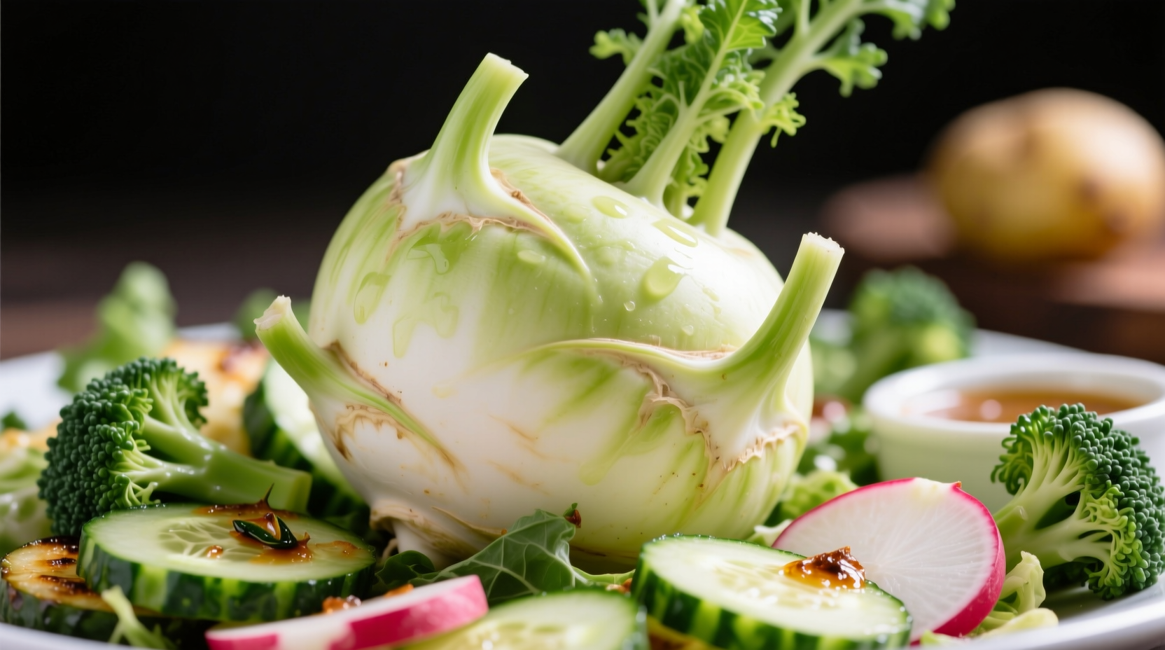 what does kohlrabi taste like