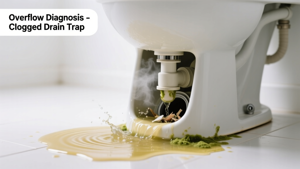 Toilet Overflowing and Smelling Bad: Quick Diagnosis