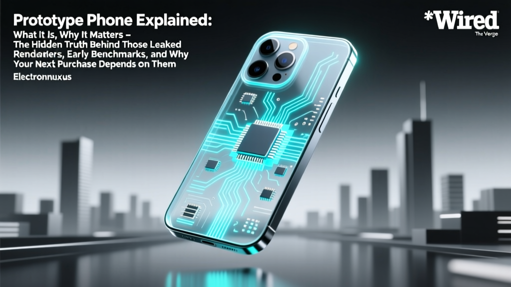 Prototype Phone Explained What It Is Why It Matters: The Hidden Truth Behind Those Leaked Renders, Early Benchmarks, and Why Your Next Purchase Depends on Them