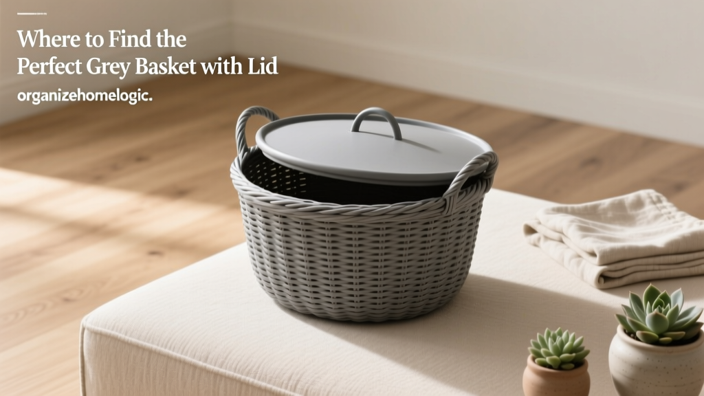 Where to Find the Perfect Grey Basket with Lid