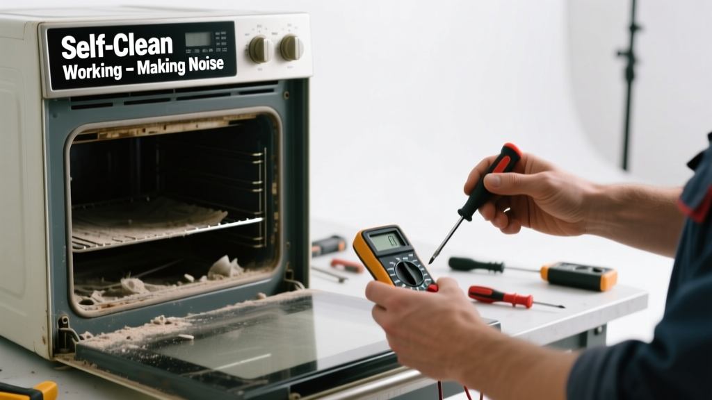 Oven Self-Clean Not Working & Making Noise Fix