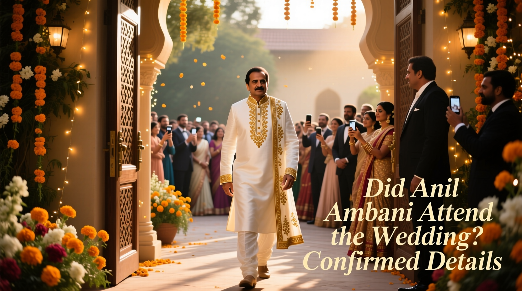did anil ambani attend the wedding