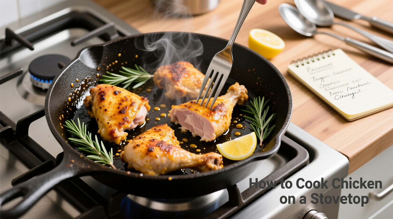 how to cook chicken on a stovetop