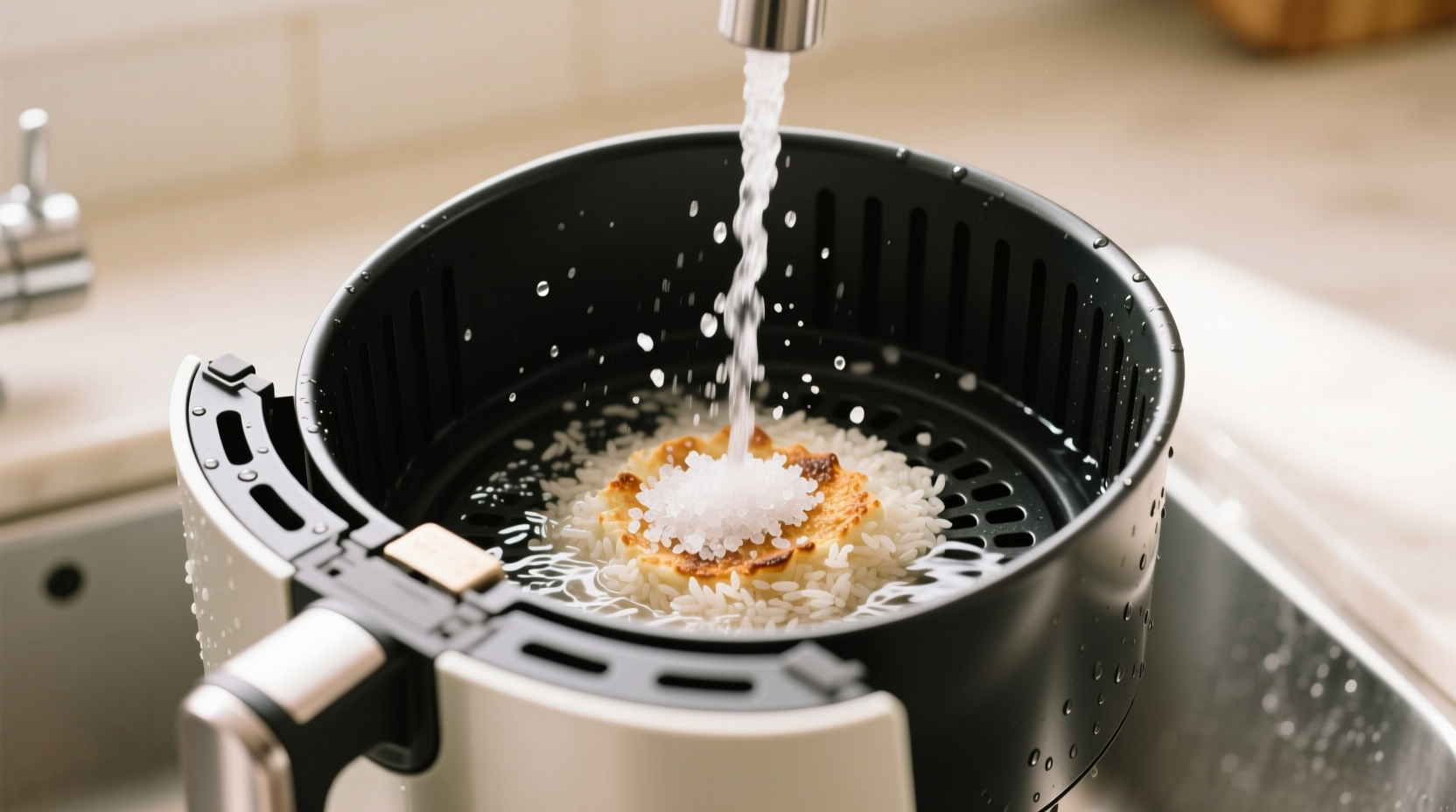 eco friendly air fryer cleaning