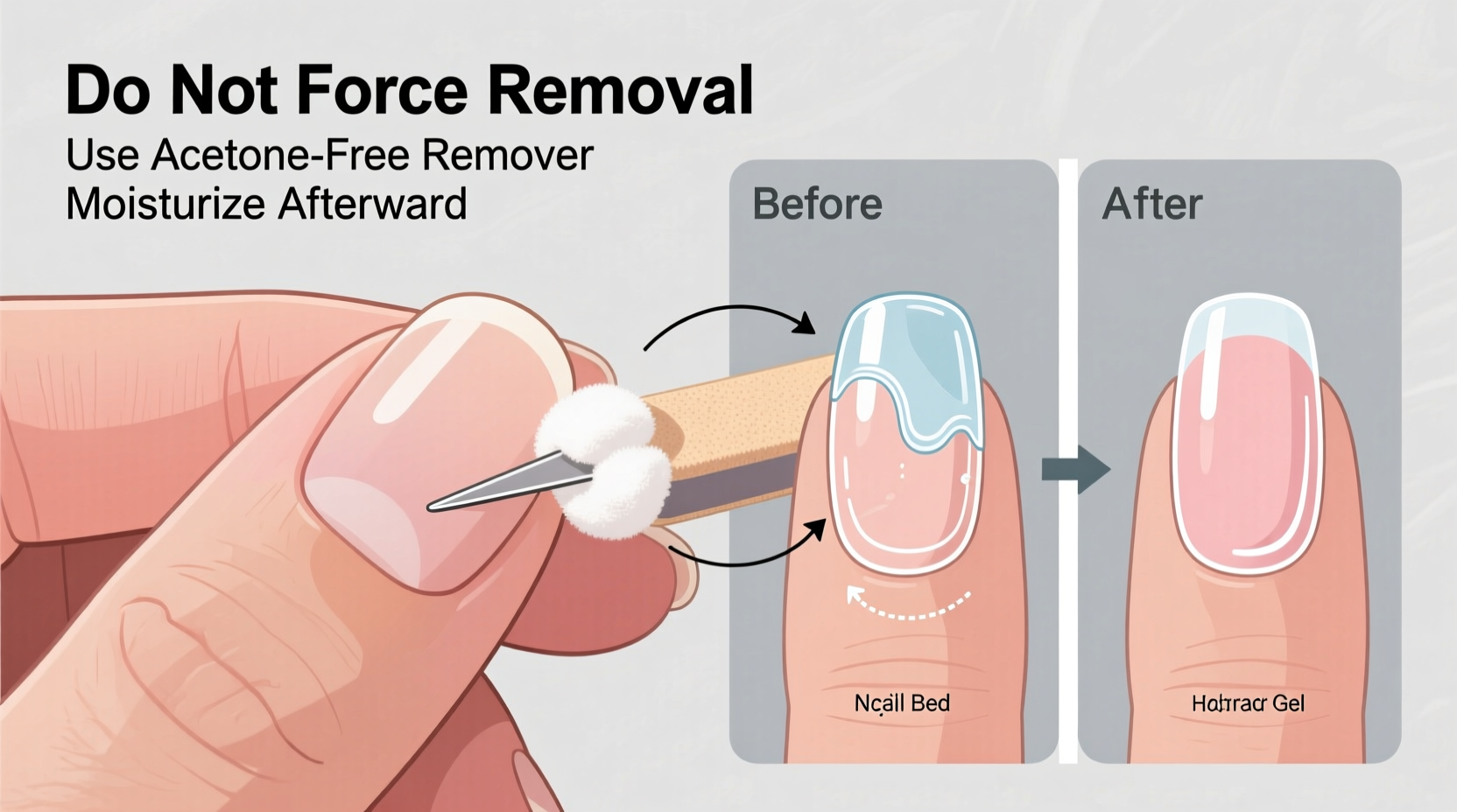 how to transition from acrylic to gel nails safely without damage