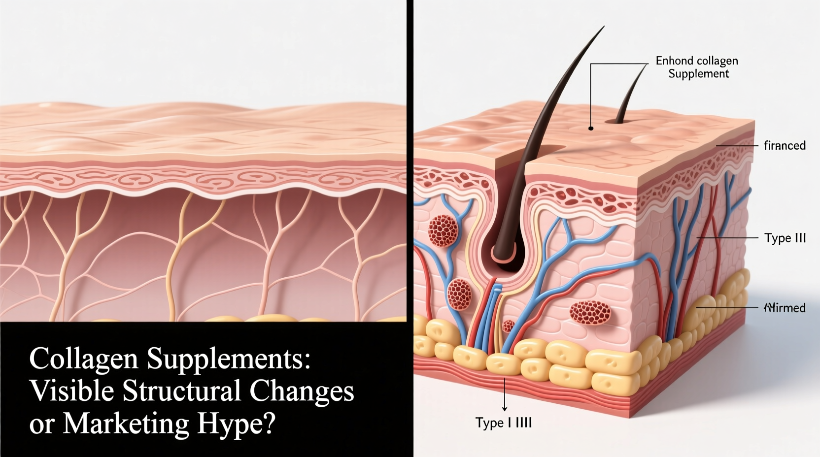 are collagen supplements actually visible in skin texture or just marketing