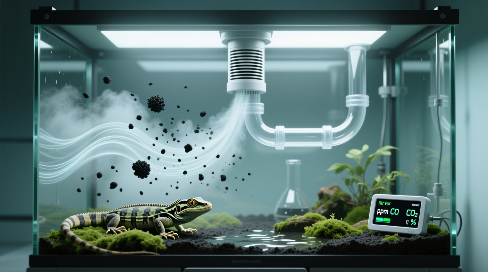 eco friendly reptile terrarium sanitization