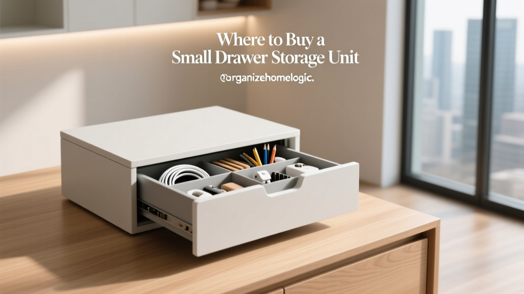 Where to Buy a Small Drawer Storage Unit (2024 Guide)