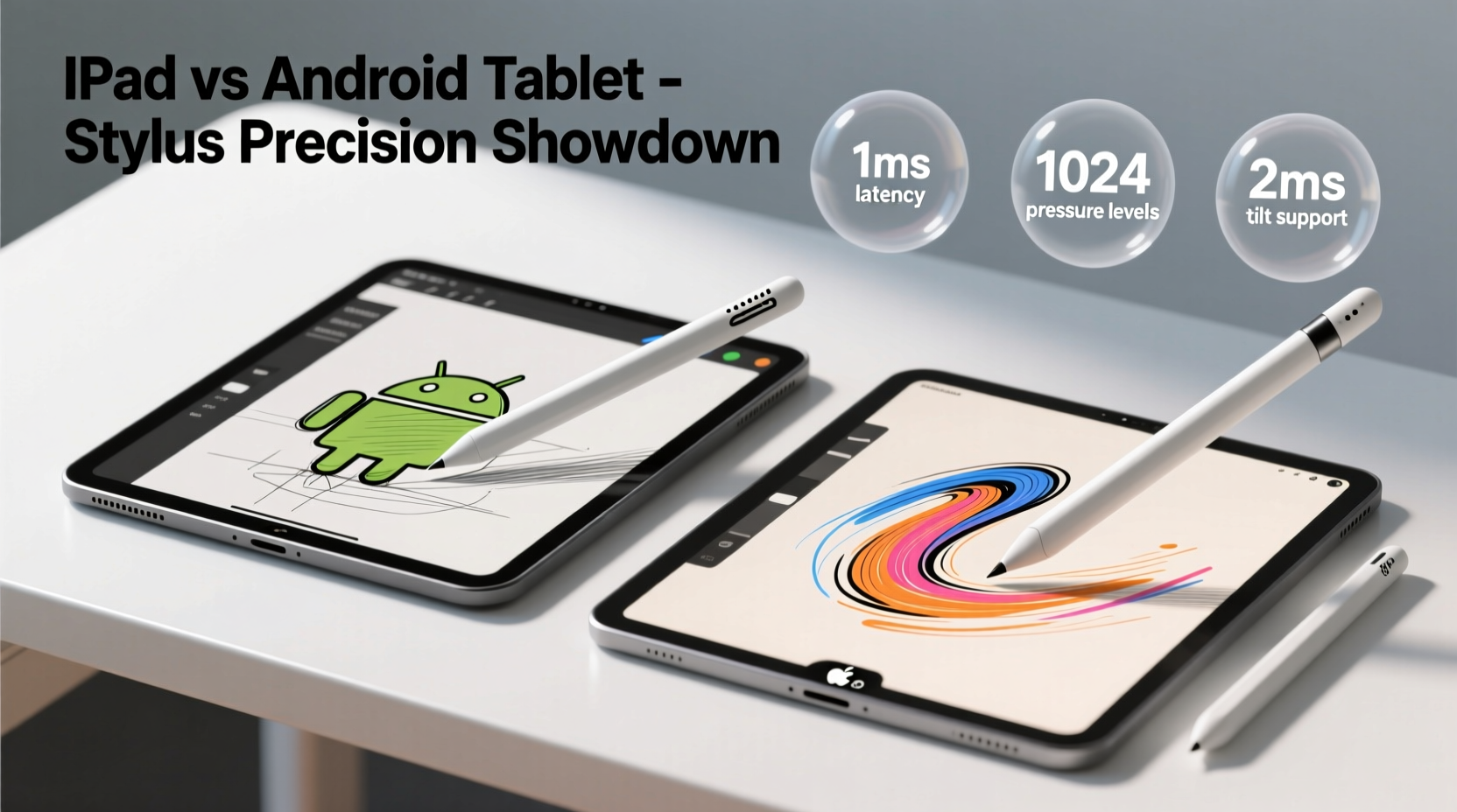 android tablet vs ipad for digital art which has better stylus precision