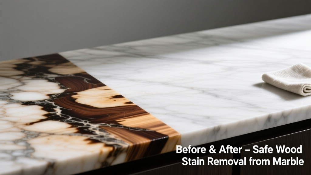 How to Remove Wood Stain from Marble Safely