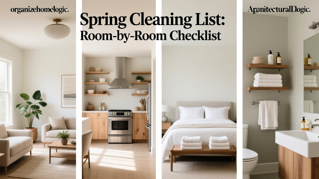 Spring Cleaning List: Room-by-Room Checklist