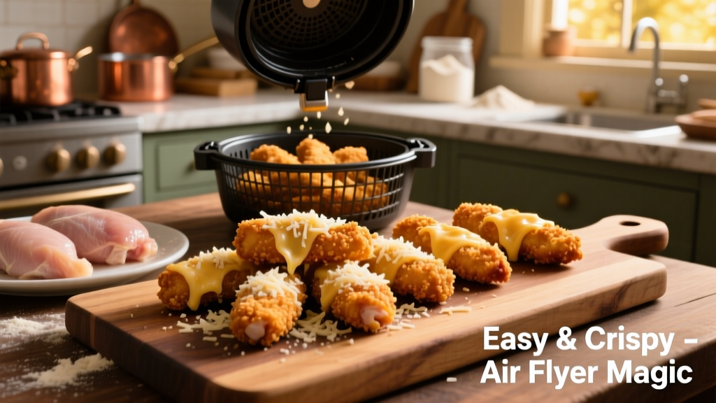 Crispy Air Fryer Chicken Parm Tenders (Easy!)