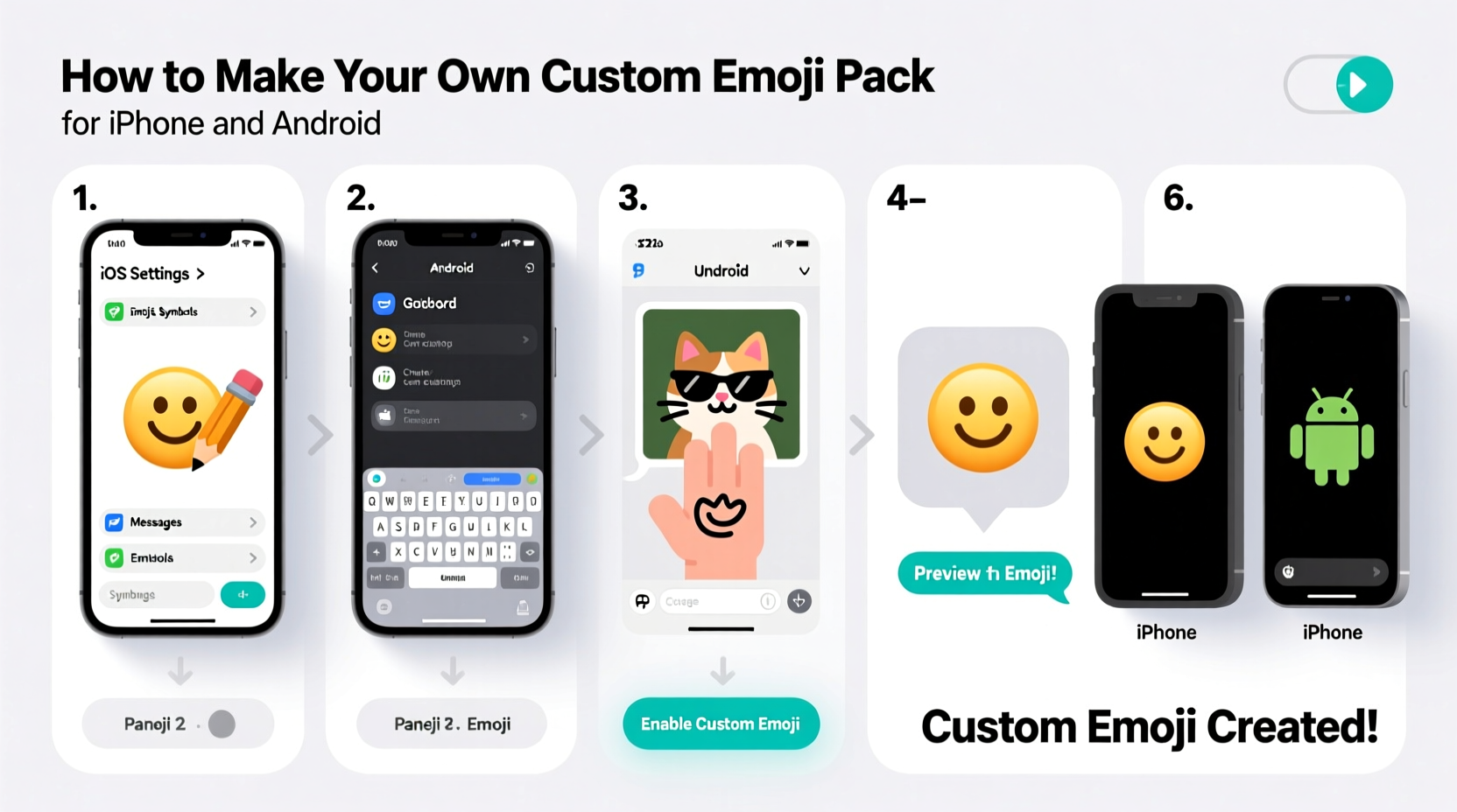 how to make your own custom emoji pack for iphone and android