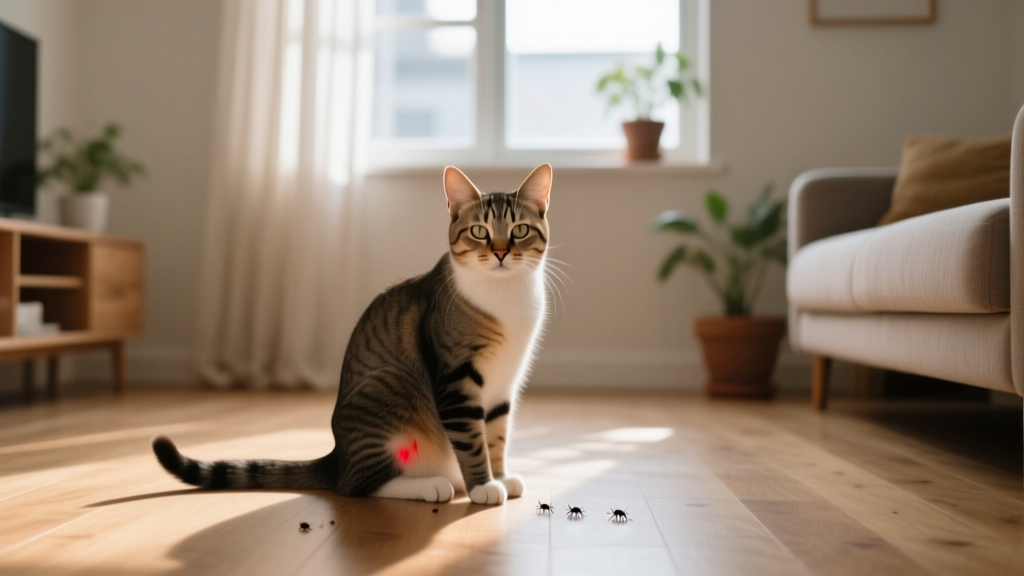Do Fleas Affect Cats’ Behavior in Small Houses?