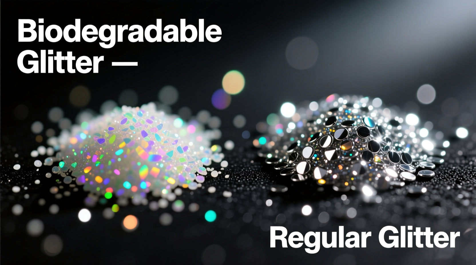 biodegradable glitter vs regular is the sparkle difference noticeable