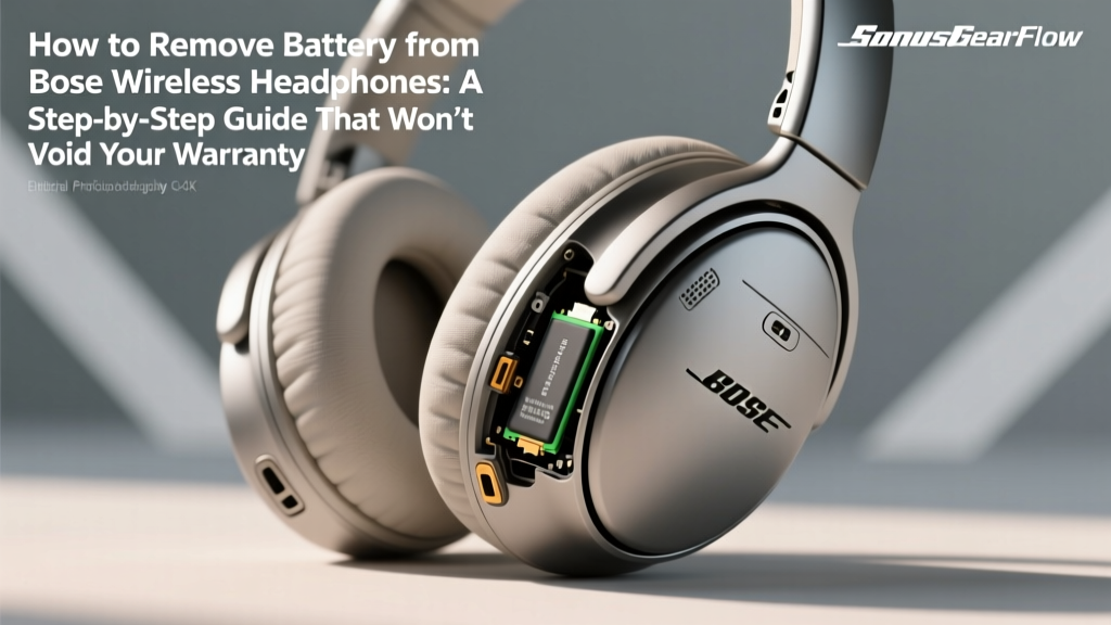 How to Remove Battery from Bose Wireless Headphones