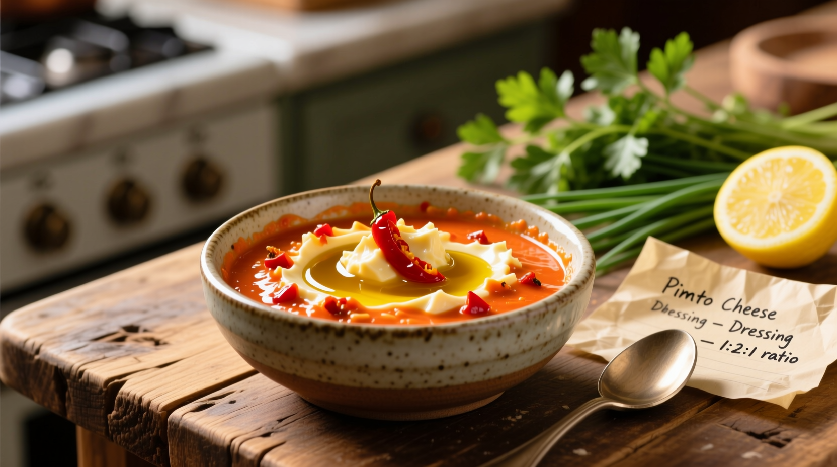 how to turn pimento cheese into a salad dressing