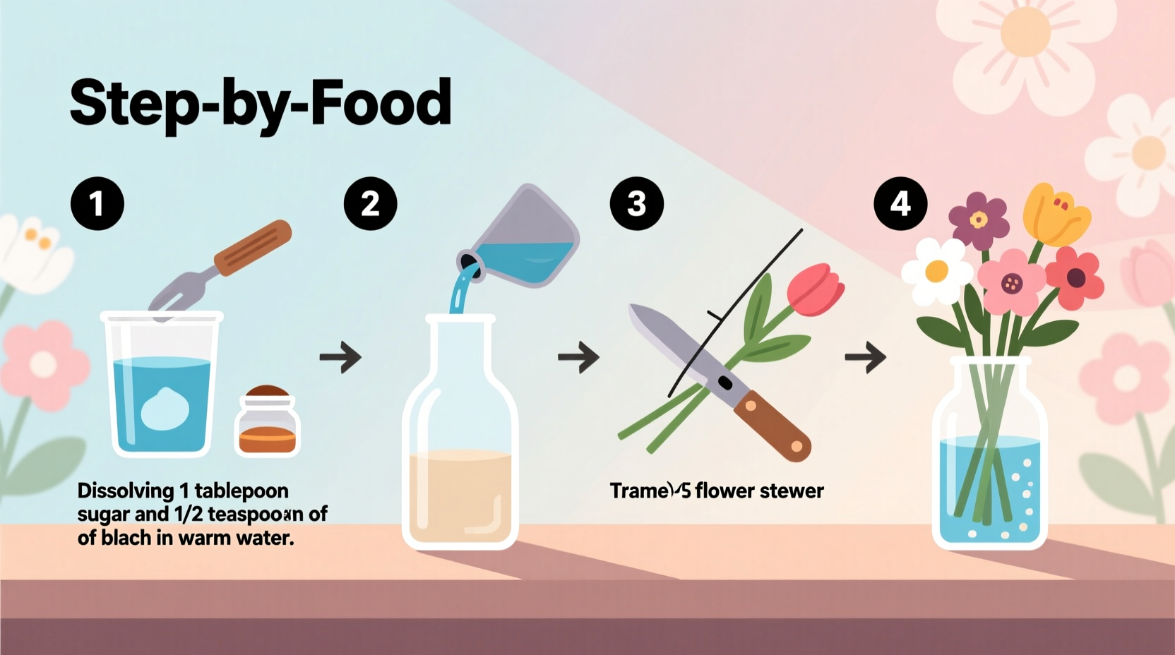 how to make flower food