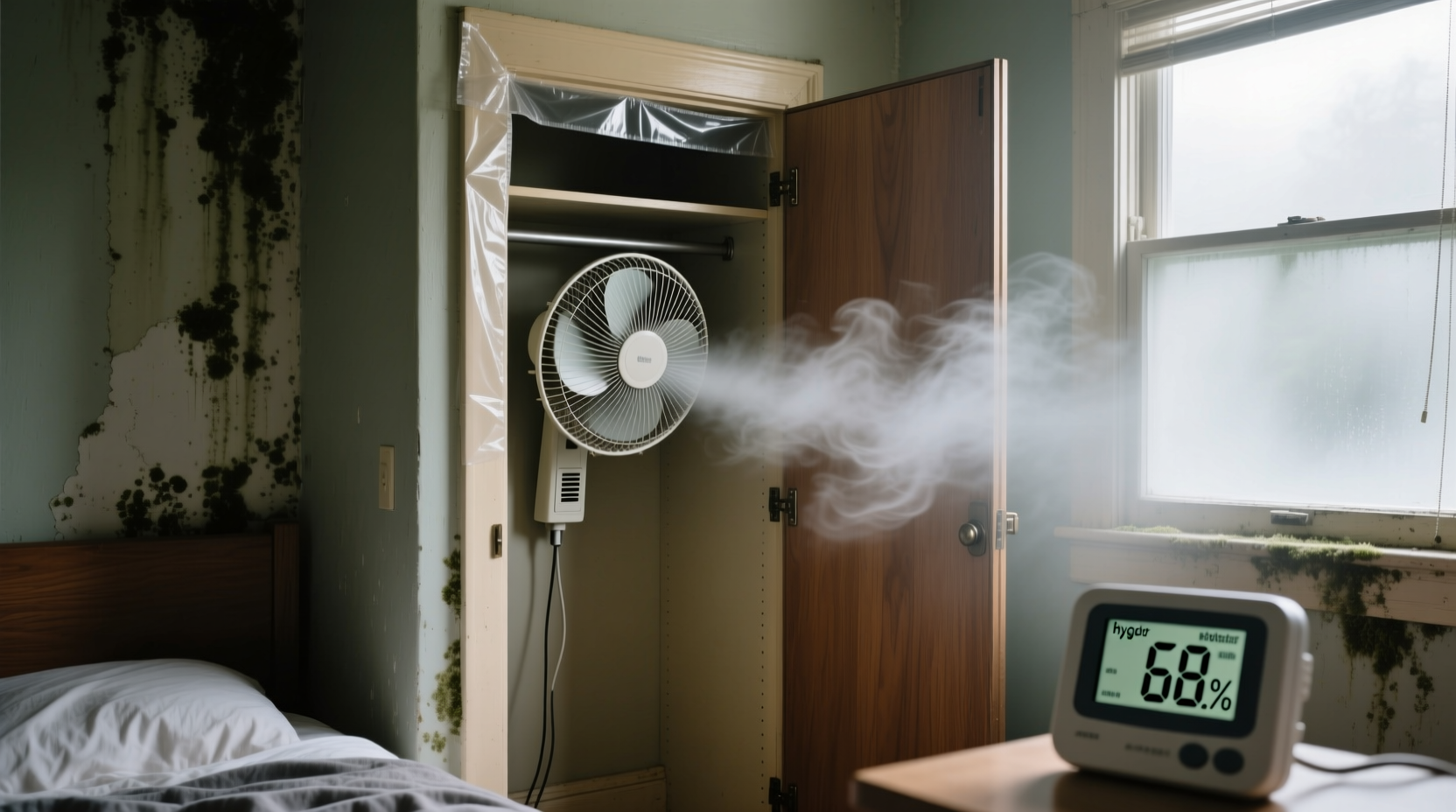closet fan for moisture control truths trade offs