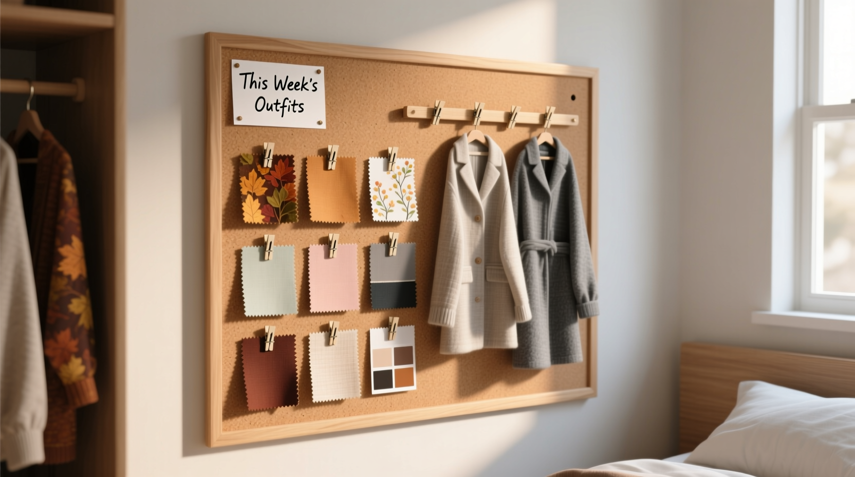 closet organization tips why a physical mood board wins