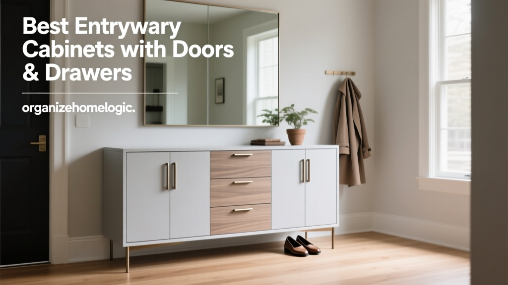 Best Entryway Cabinets with Doors & Drawers