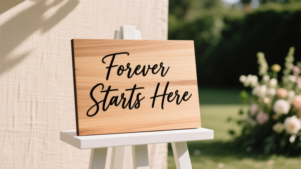 DIY Wooden Wedding Sign Without Woodworking (2026)