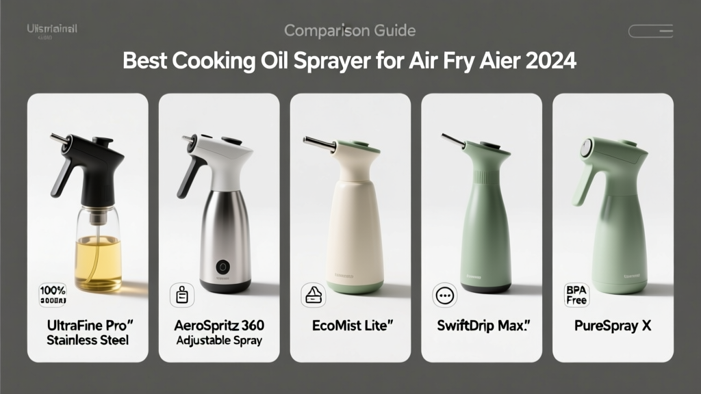 Best Cooking Oil Sprayer for Air Fryer (2024 Guide)