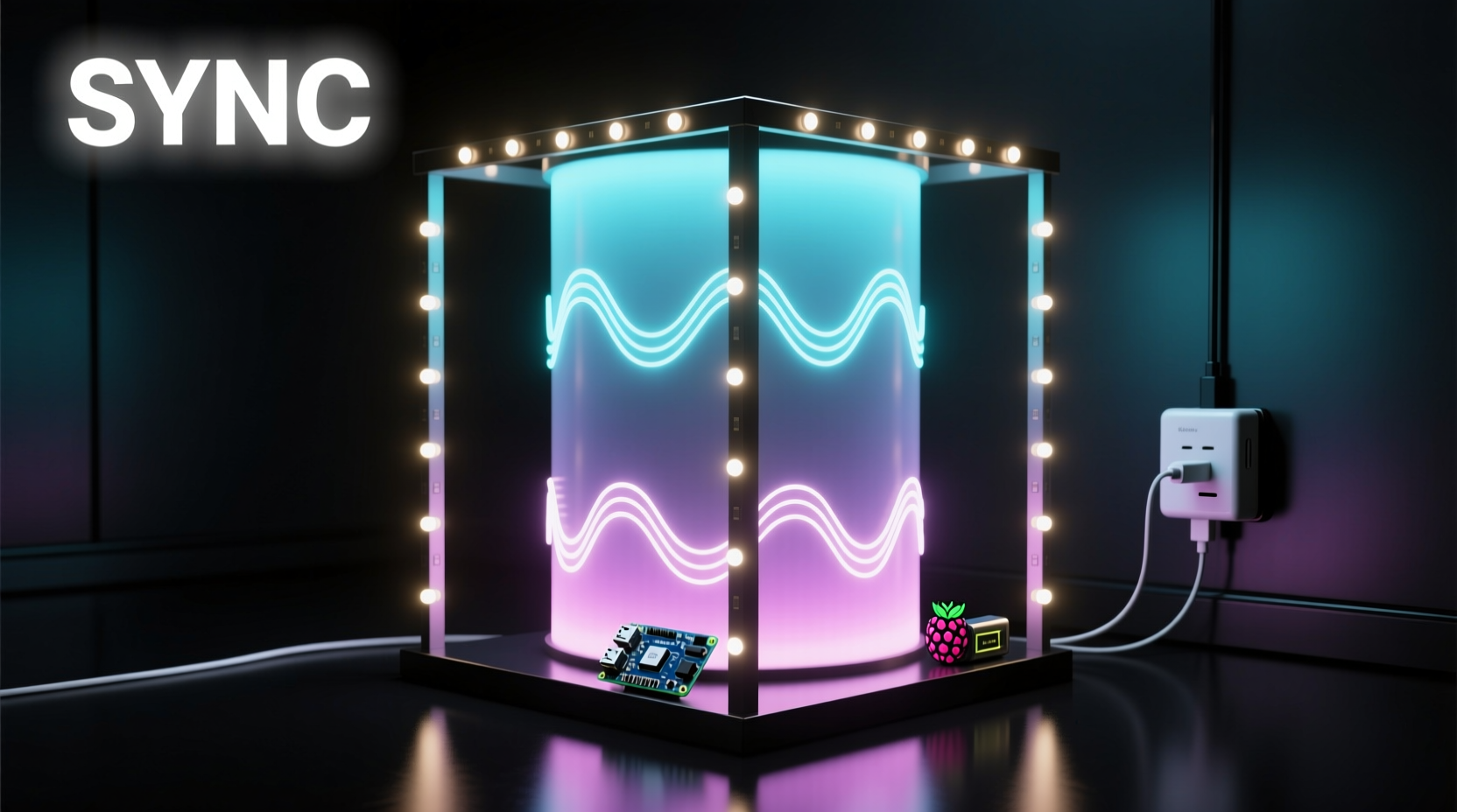 how to design a synchronized music and light show on a budget